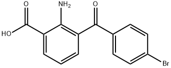 2-AMino-3-(4-broMobenzoyl)benzoic Acid Structural