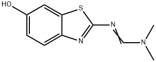Formamidine, N-(6-hydroxy-2-benzothiazolyl)-N,N-dimethyl- (7CI,8CI) Structural