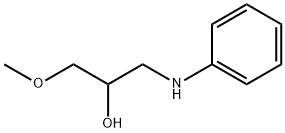 1-METHOXY-3-PHENYLAMINO-PROPAN-2-OL Structural