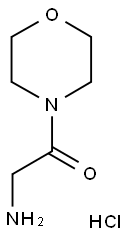 2-AMINO-1-MORPHOLIN-4-YL-ETHANONE HCL Structural