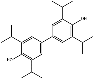 3,3',5,5'-Tetraisopropylbiphenyl-4,4'-diol Structural