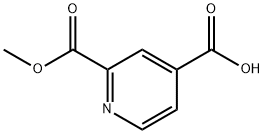 2,4-Pyridinedicarboxylic acid, 2-Methyl ester Structural