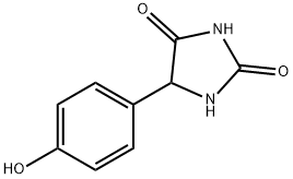 5-(4-Hydroxyphenyl)-2,4-imidazolidinedione Structural