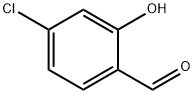 4-Chloro-2-hydroxybenzaldehyde Structural