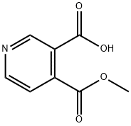 4-(METHOXYCARBONYL)NICOTINIC ACID Structural