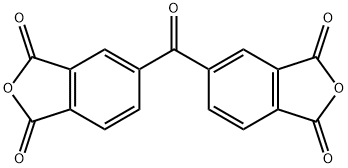 3,3',4,4'-Benzophenonetetracarboxylic dianhydride Structural