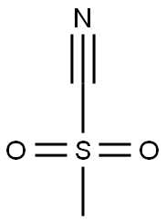 methanesulphonyl cyanide Structural Picture