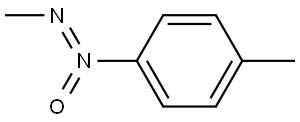 Diazene,  methyl(4-methylphenyl)-,  2-oxide  (9CI) Structural