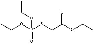 Ethyl ((diethoxyphosphinyl)thio)acetate Structural