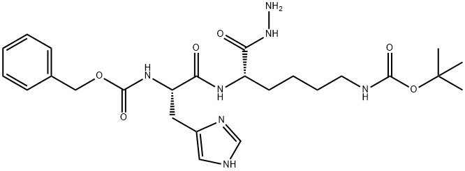 Z-HIS-LYS(BOC)-NHNH2 Structural