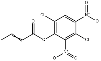 Crotonic acid, 3,6-dichloro-2,4-dinitrophenyl ester Structural