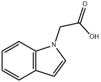 Indol-1-yl-acetic acid Structural