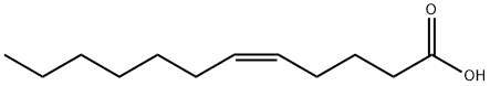 CIS-5-DODECENOIC ACID Structural