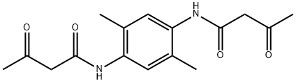 N,N'-(2,5-Dimethyl-1,4-phenylene)bis(3-oxobutyramide) Structural