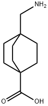 Bicyclo(2.2.2)octane-1-carboxylic acid, 4-(aminomethyl)- Structural Picture