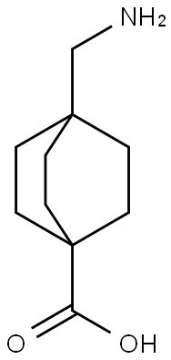 Bicyclo(2.2.2)octane-1-carboxylic acid, 4-(aminomethyl)- Structural Picture