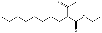 Ethyl 2-acetyldecanoate Structural