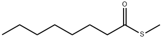 Octanethioic acid S-methyl ester Structural