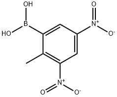 (3,5-DINITRO-2-METHYLPHENYL)BORONIC ACID Structural