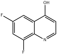 6,8-DIFLUORO-4-HYDROXYQUINOLINE Structural