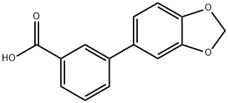 3-BIPHENYL-[1,3]DIOXOL-5-YL-CARBOXYLIC ACID Structural