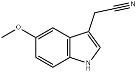 5-Methoxyindole-3-acetonitrile Structural