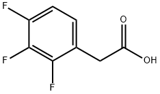 2,3,4-TRIFLUOROPHENYLACETIC ACID Structural