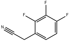 2,3,4-TRIFLUOROPHENYLACETONITRILE Structural