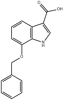 7-BENZYLOXY-1H-INDOLE-3-CARBOXYLIC ACID Structural