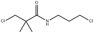 N1-(3-CHLOROPROPYL)-3-CHLORO-2,2-DIMETHYLPROPANAMIDE Structural