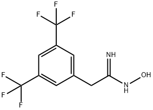 2-[3,5-bis(trifluoromethyl)phenyl]-N'-hydroxyethanimidamide Structural