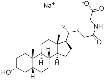 GLYCOLITHOCHOLIC ACID, SODIUM SALT Structural