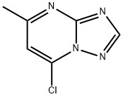 7-CHLORO-5-METHYL-1,2,4-TRIAZOLE[1,5-A]PYRIMIDINE Structural