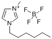 1-Hexyl-3-methylimidazolium tetrafluoroborate Structural