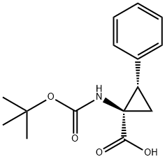 (1R,2S)-N-BOC-1-AMINO-2-PHENYLCYCLOPROPANECARBOXYLIC ACID