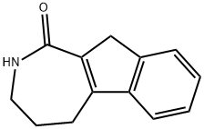 Indeno[2,1-c]azepin-1(2H)-one,  3,4,5,10-tetrahydro- Structural