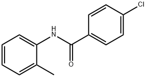 BENZAMIDE, 4-CHLORO-N-(2-METHYLPHENYL)- Structural