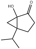 Bicyclo[3.1.0]hexan-2-one, 1-hydroxy-5-(1-methylethyl)- (9CI) Structural