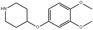 4-(3,4-DIMETHOXYPHENOXY)PIPERIDINE Structural