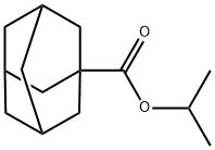 Isopropyl 1-adamantanecarboxylate Structural