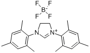 1,3-BIS(2,4,6-TRIMETHYLPHENYL)-4,5-DIHYDROIMIDAZOLIUM TETRAFLUOROBORATE Structural