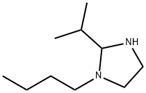 Imidazolidine, 1-butyl-2-(1-methylethyl)- (9CI) Structural