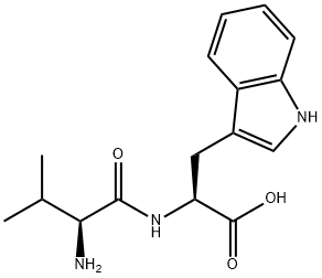 H-VAL-TRP-OH Structural