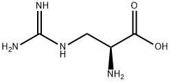alpha-amino-beta-guanidinopropionic acid Structural