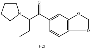 3,4-Methylenedioxy-α-Pyrrolidinobutiophenone (hydrochloride) Structural