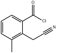 Benzoyl chloride, 2-(cyanomethyl)-3-methyl- (8CI) Structural