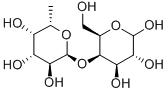 4-O-(a-L-Fucopyranosyl)-D-galactopyranose Structural