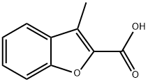 3-Methylbenzofuran-2-carboxylic acid Structural