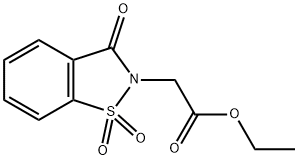 Ethyl2,3-dihydro-3-oxo-1,2-benzisothiazole-2-acetate-1,1-dioxide