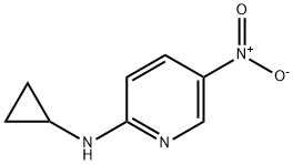 N2-CYCLOPROPYL-5-NITROPYRIDIN-2-AMINE, 97 Structural